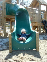 hooray!  I can go on slides again!
